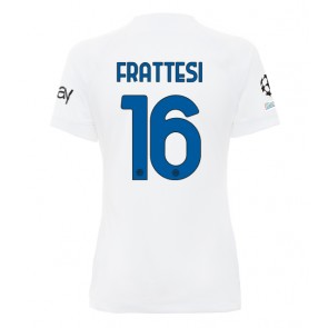 Inter Milan Davide Frattesi #16 Gostujuci Dres za Ženska 2023-24 Kratak Rukavima